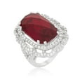 thumbnail image 1 of Red Cocktail Crest Ring Size - 07, 1 of 1