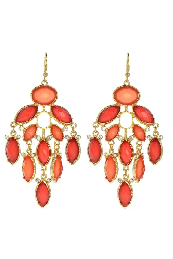 Red Color Earrings TROY E1006