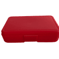 thumbnail image 1 of Red Color Plastic Storage Box, Pencils, Markers, Arts & Crafts, Photos. Many Ways to Use This 7.97" x 5.43" x 2.02" (20.24cm x 13.79cm x 5cm) Storage Box., 1 of 4