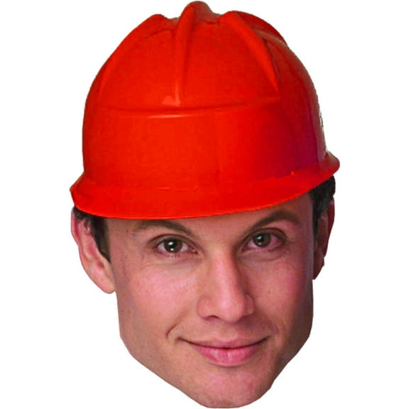 Red Construction Crew Costume Hard Hat Toy Helmet