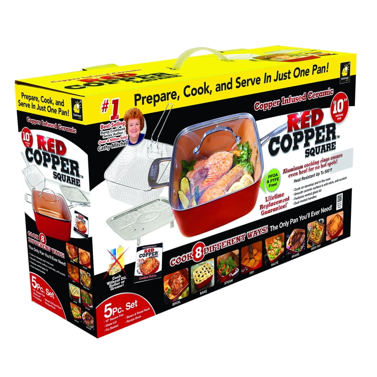 Red Copper® Red Square Pan Set, 5 pc - Harris Teeter