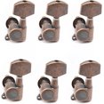 Red Copper Guitar Tuners Guitar Tuning Pegs Tuners Machine Head Square