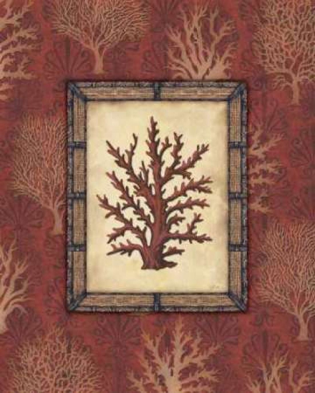 Red Coral II Canvas Art - Charlene Audrey (20 x 24)