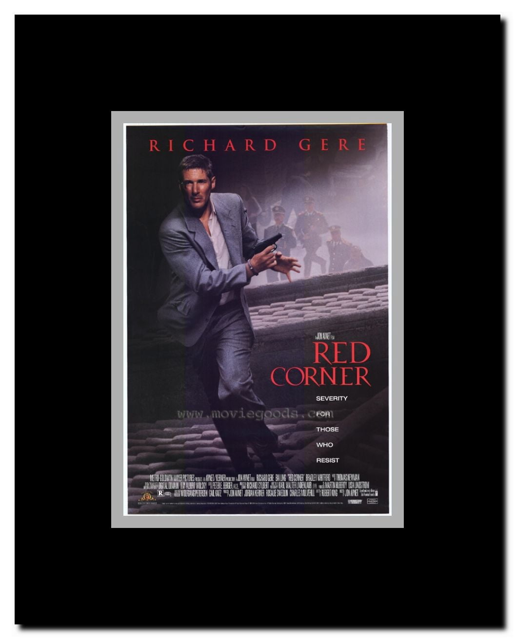 Red Corner Framed Movie Poster