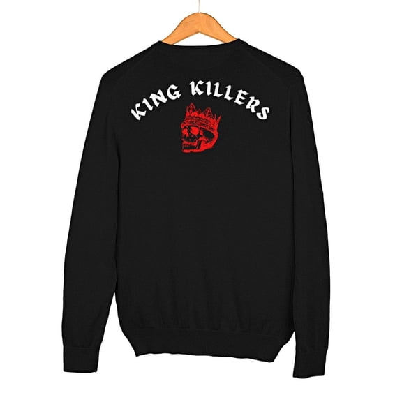 Red Corner Graphic Crewneck Sweatshirt