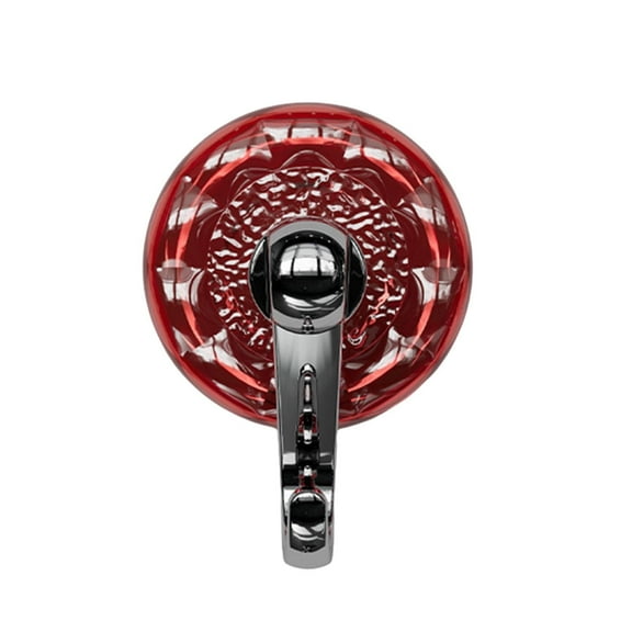 Red Corrugated Suction Cup Hook For Bathroom And Wall Vintage Design Pet Material No Drill