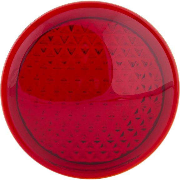 Red Cowl Light Lens, 3 Inch
