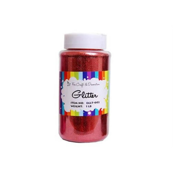 Red Craft Glitter Powder (1 lb)