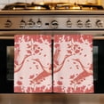 thumbnail image 1 of Red Crane Silhouette Kitchen Towels Set of 3, Modern Abstract Flowers Botanical Absorbent Dish Towels for Kitchen, Microfiber Hand Towel, Quick Drying Tea Towel for Cleaning Decorative Dishcloths, 1 of 7