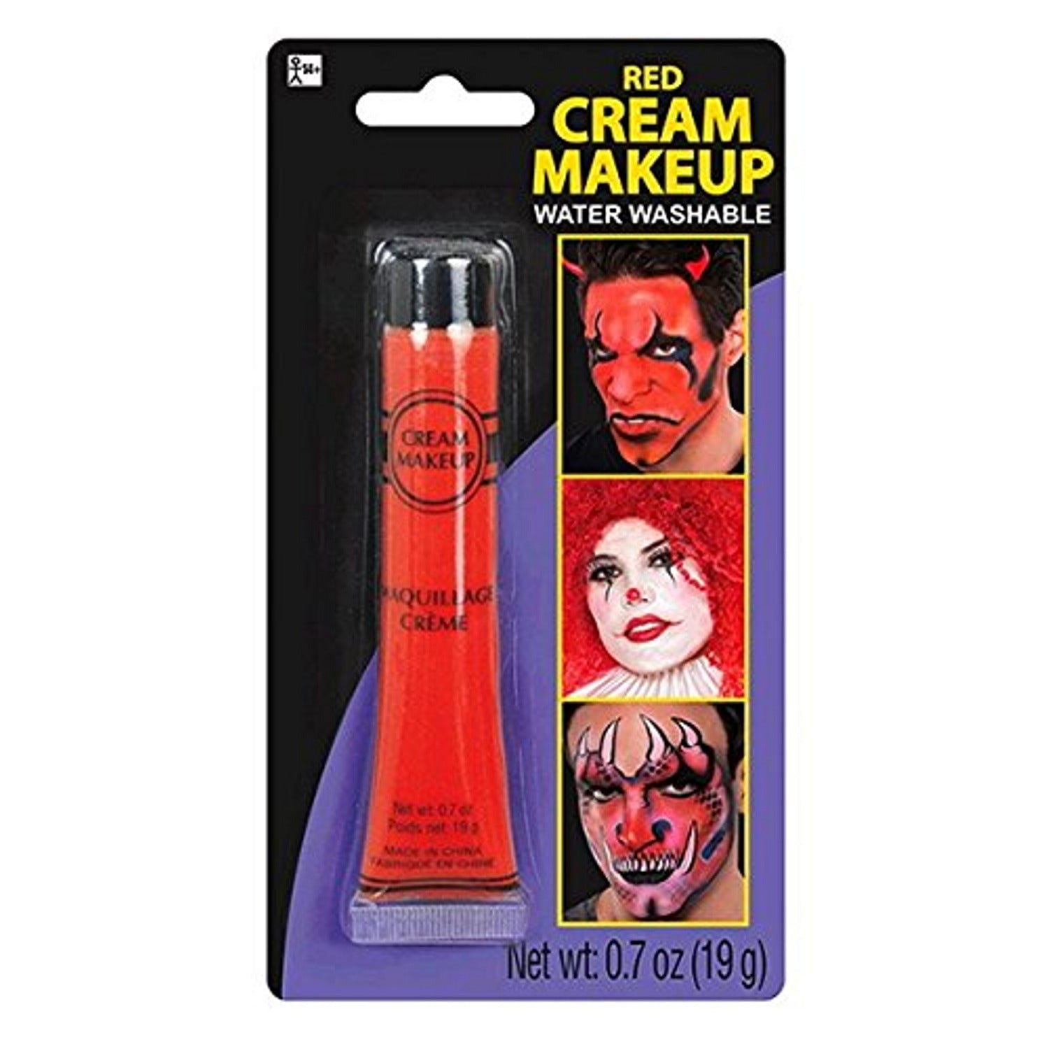 Red Cream Makeup Halloween Red Face Paint Cream Accessory 2 Packs Face Paint