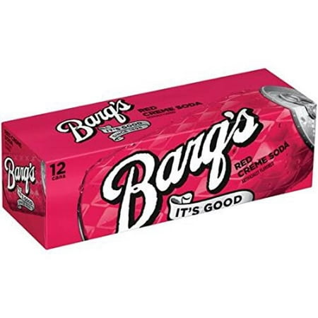 Red Creme Soda, 12 fl oz (Pack of 24)
