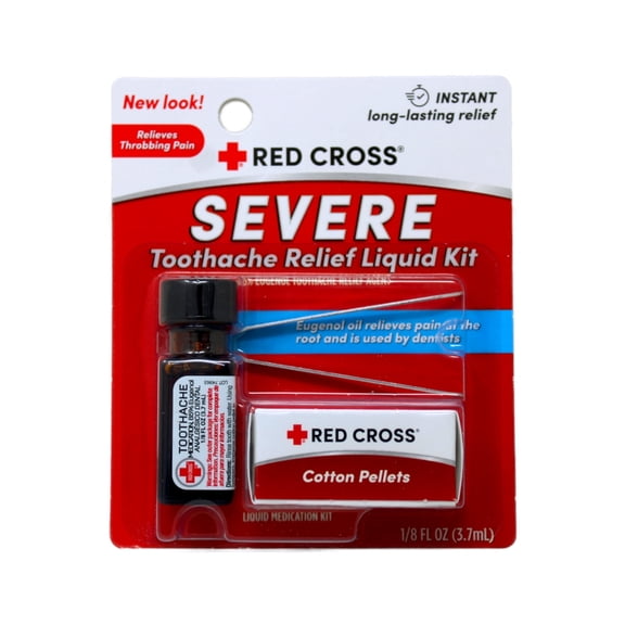 Red Cross Toothache Complete Medication Kit 0.12oz Each