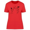 thumbnail image 1 of Red Crown Chinese Crane Birds T-Shirt Women -Image by Shutterstock, Female Medium, 1 of 2
