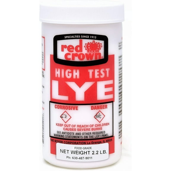 Red Crown Lye Food Grad 2.2 LBS