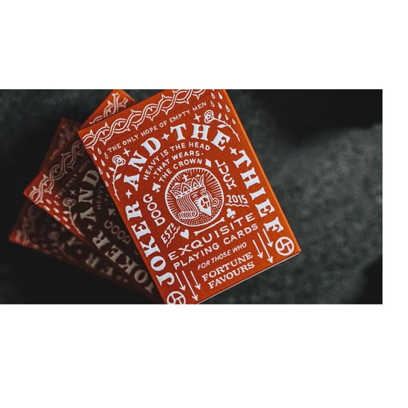 Red Crown Holographic Gilded (1 of 150) Playing Cards by Joker and the Thief