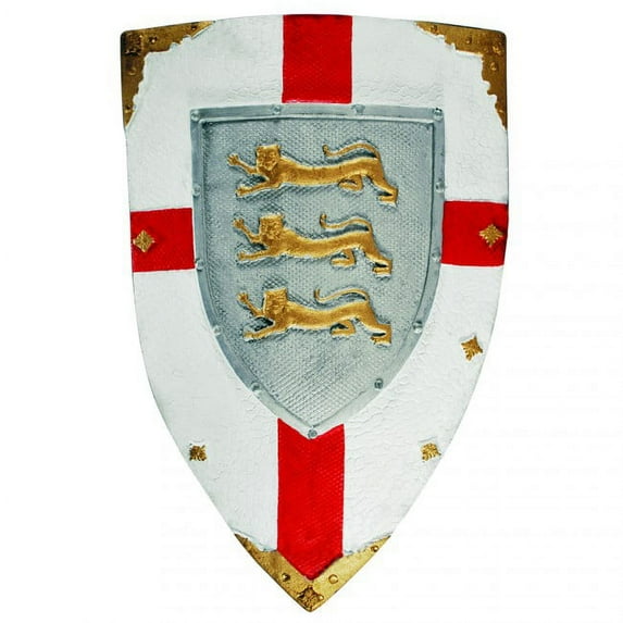 Red Crusader Cross Foam w/ three Lions Crest Foam Shield