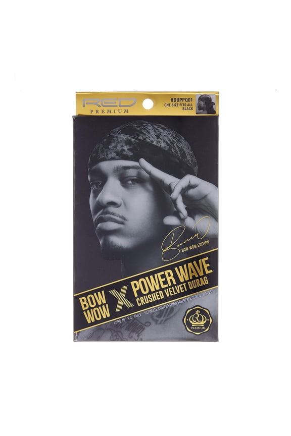 - RPM PW CRUSHED VELVET DURAG (BLACK)