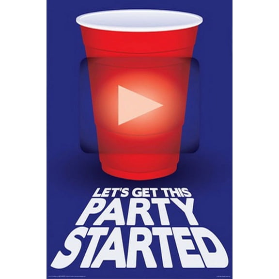 Red Cup Let's Get This Party Started Poster 241137