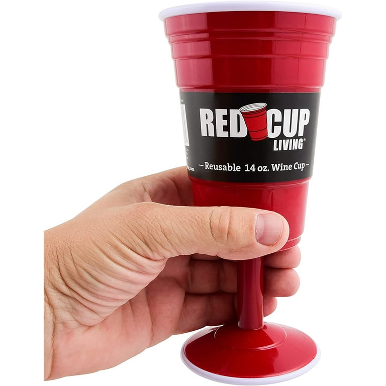 24oz Reusable Red Party Cups & Lids w/ Straws | Durable & Unbreakable, BPA  Free | Perfect for Parties, Camping & Travel Outdoors - Set of 3