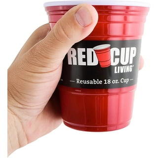 Fairly Odd Novelties 16oz Red Cup Made Out Of Melamine 4 Pack Living It  Large Drink Solo or With A Friend