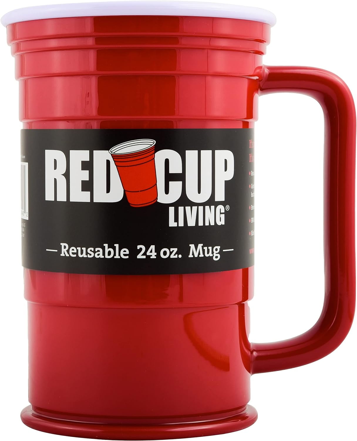 24oz Reusable Red Cups with Lids and Straws – Redcupliving