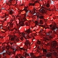 thumbnail image 1 of Red Cup Sequins 6mm Shiny Metallic Made in USA, 1 of 1