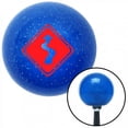 thumbnail image 1 of Red Curvy Road Blue Metal Flake Shift Knob with M16 x 1.5 Insert Shifter Auto Brody, 1 of 1