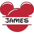 thumbnail image 1 of Red Customized Wall Decal - Custom Vinyl Wall Art - Personalized Name - Baby Girls Boys Kids Bedroom Wall Decal Room Decor Wall Stickers Decoration Size (30x30 inch), 1 of 2