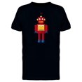 thumbnail image 1 of Red Cute Robot T-Shirt Men -Image by Shutterstock, Male Medium, 1 of 2