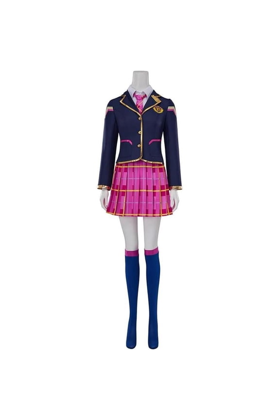 Red D Va Elegant Dress Women’s Outfit Classic Game-Inspired Design for Parties and Events