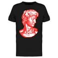 thumbnail image 1 of Red David Bust T-Shirt Men -Image by Shutterstock, Male XX-Large, 1 of 2