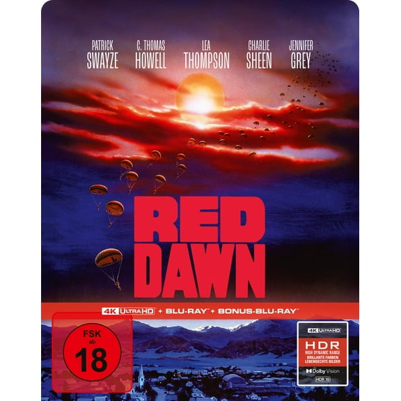 Red Dawn (Die rote Flut) - 3-Disc Limited SteelBook (UHD-Blu-ray + Blu-ray + Bonus-Bl (Blu-ray)
