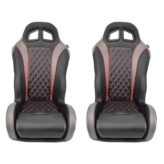Red Daytona Canam X3 Suspension Seats