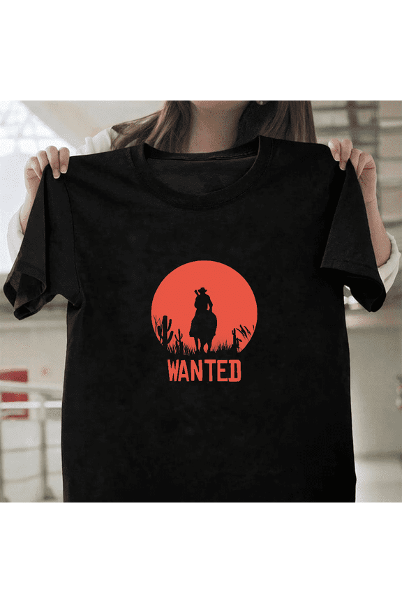 Red Dead Redemption 2 Rockstar Western Game USA Outlaw Adventure Art Unisex T-Shirt, up to size 3XL.