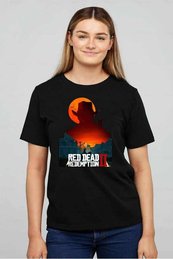 Red Dead Redemption 2 Vintage Video Game Arthur Morgan T-shirt unisex up to 5XL