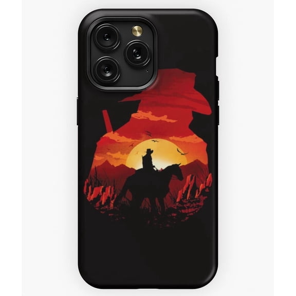 Red Dead Redemption Fan Logo H1180Protective Case for iPhone 17 16 15 14 13 12 11 Pro Max – Modern Unisex Style