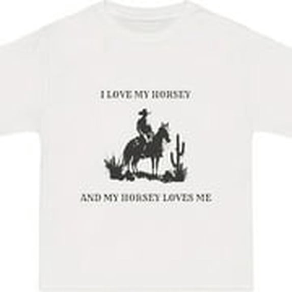Red Dead Redemption I Love My Horsey T-SHirt, RDR2 , Video Game SHirt, Gamer Gift, Horse Lover Top47