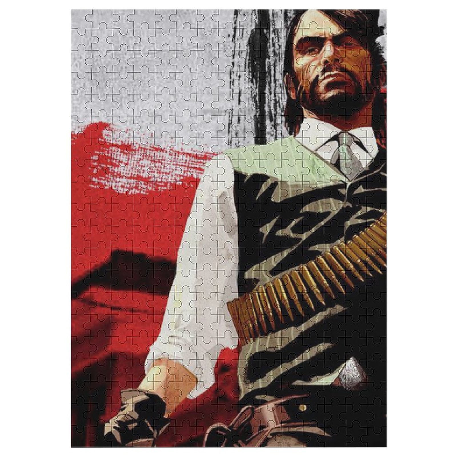 Red Dead Redemption Picture Puzzle 300 PCS Wooden Puzzle Artwork Jigsaw ...
