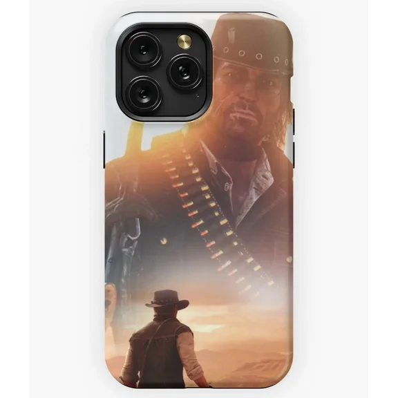 Red Dead Redemption RDR Gamer Fan Art Protective Case for iPhone 11 12 13 14 15 16 17 Pro Max