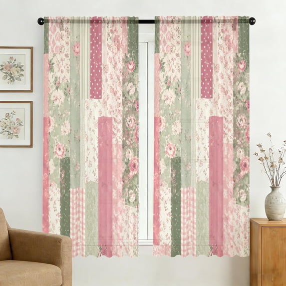 Reg Pock Red Decorative Printed Blackout Curtain Panels, Thermal Insulated Rod ...