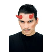 Red Demon Horns Prosthetic Adult Halloween Accessory