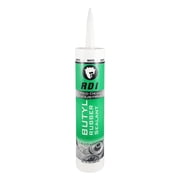 Red Devil 06970I, Plastic Rubber, White Pro Butyl Industrial Sealant, 0.95 lb