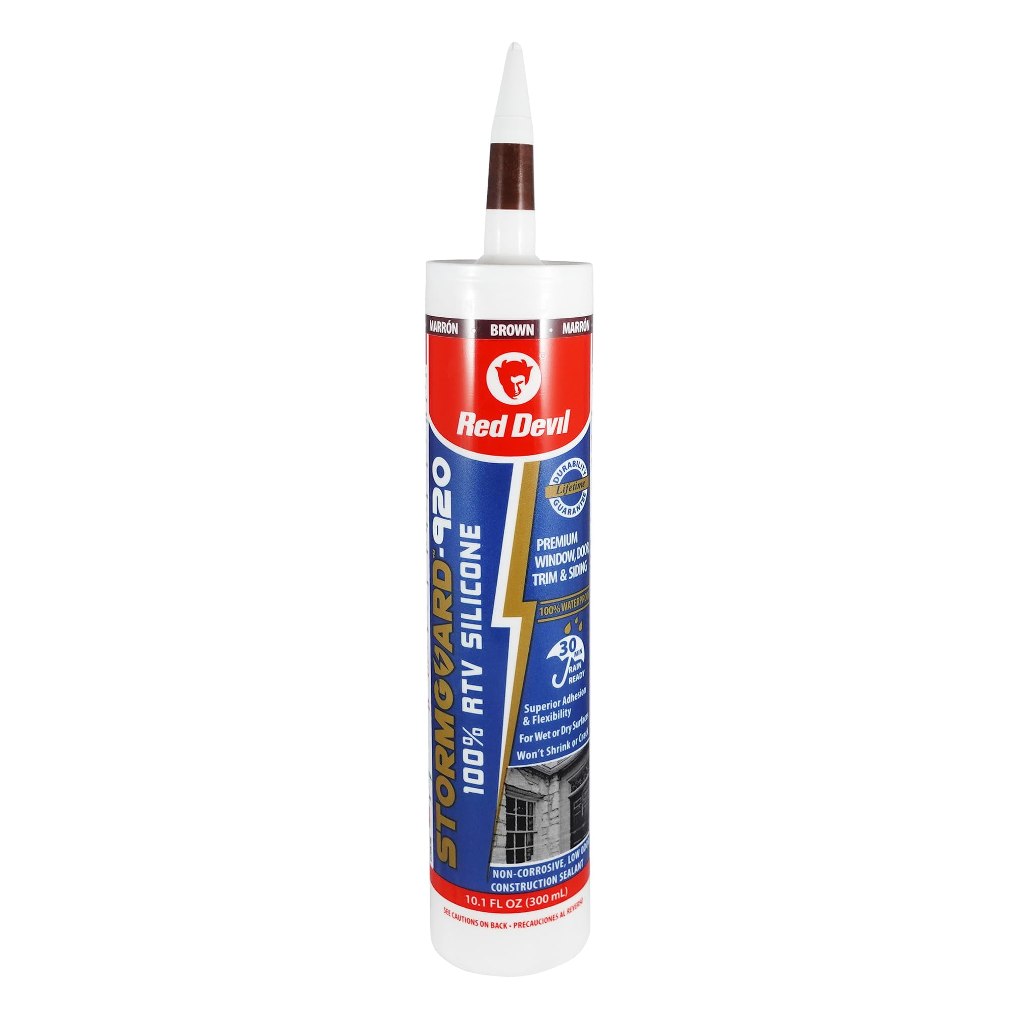 Red Devil 078040 StormGuard 920 100% RTV Silicone Window and Door ...