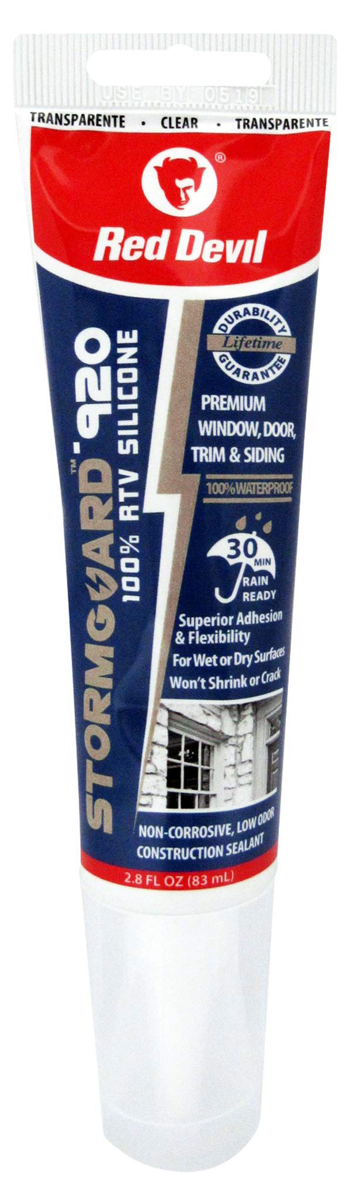Red Devil 0795 StormGuard 920 100 RTV Silicone Window and Door Sealant