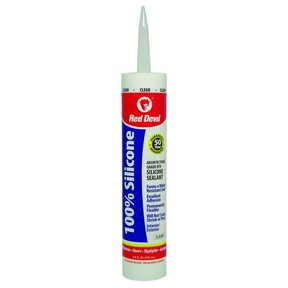 Red Devil 100 Percent Silicone, Clear 10.1oz.