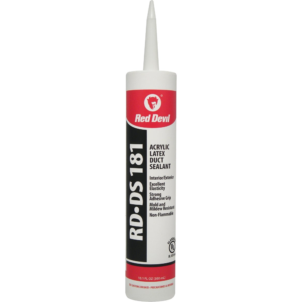 Red Devil 0846DS Acrylic Latex Duct Sealant, Flexible, Paintable, Mold