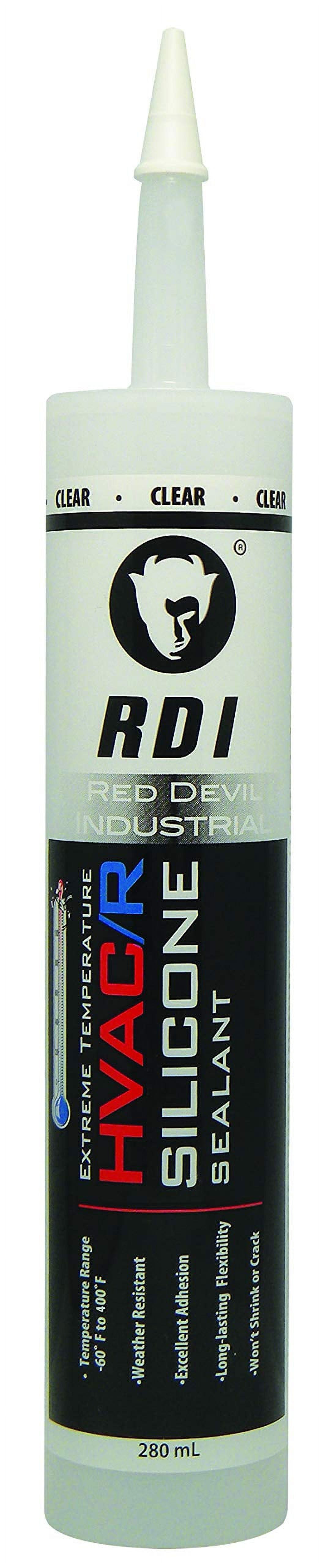 Red Devil 0897 Extreme Temperature HVAC/R Silicone Sealant, Long