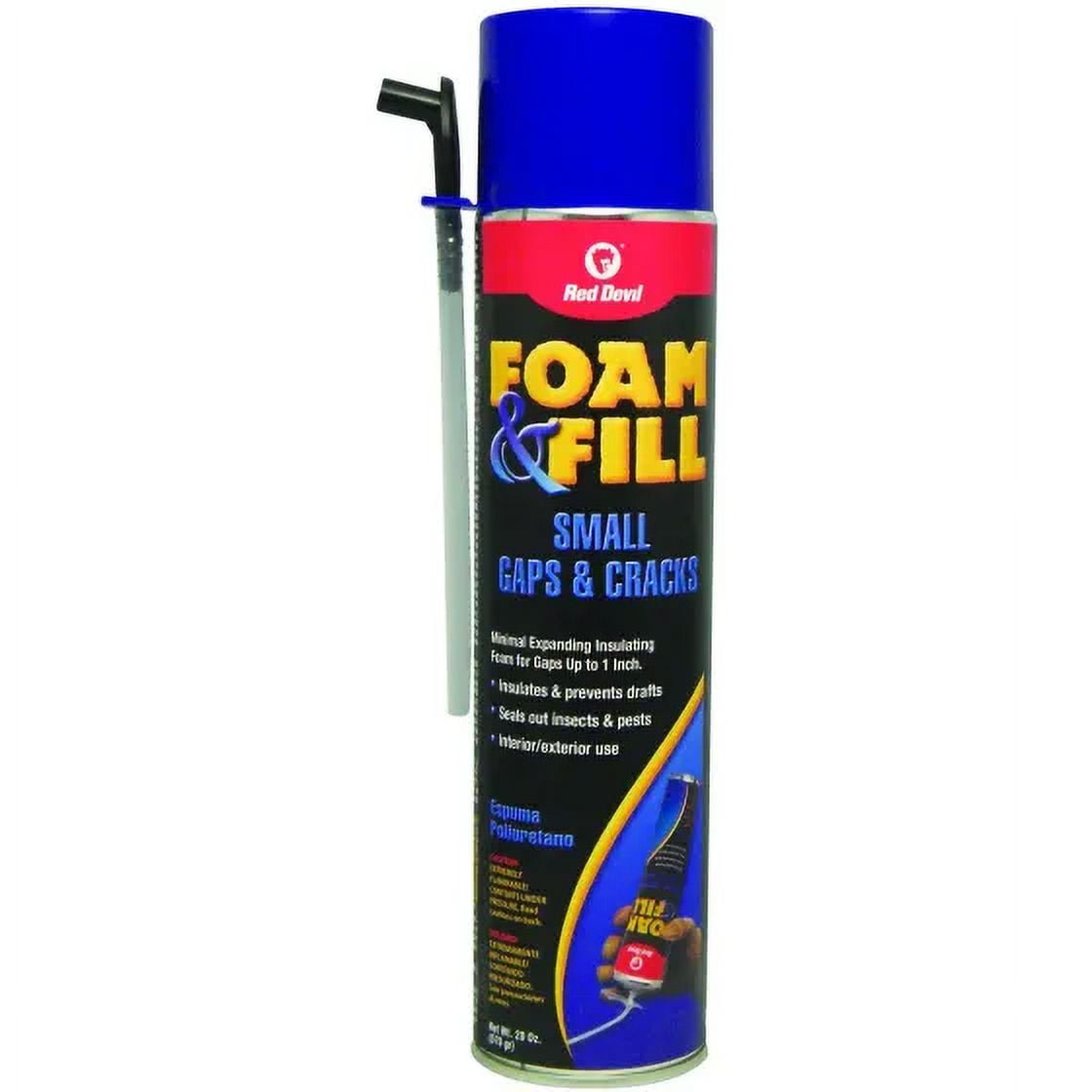 Red Devil 0920 Foam & Fill Foam & Fill Foam Sealant, Champagne, 20