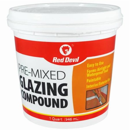 Red Devil 1 Quart Pre-Mixed Glazing Compound