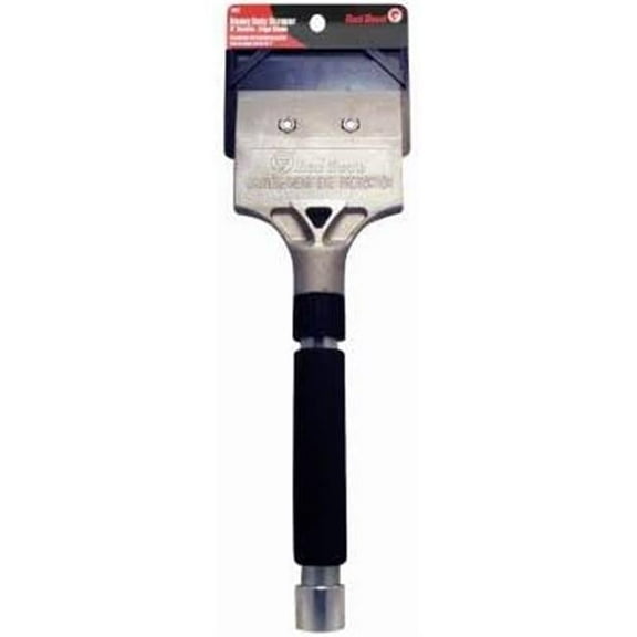Red Devil 2108 Long Handle Heavy Duty Scraper with 4" Double-Edge Blade